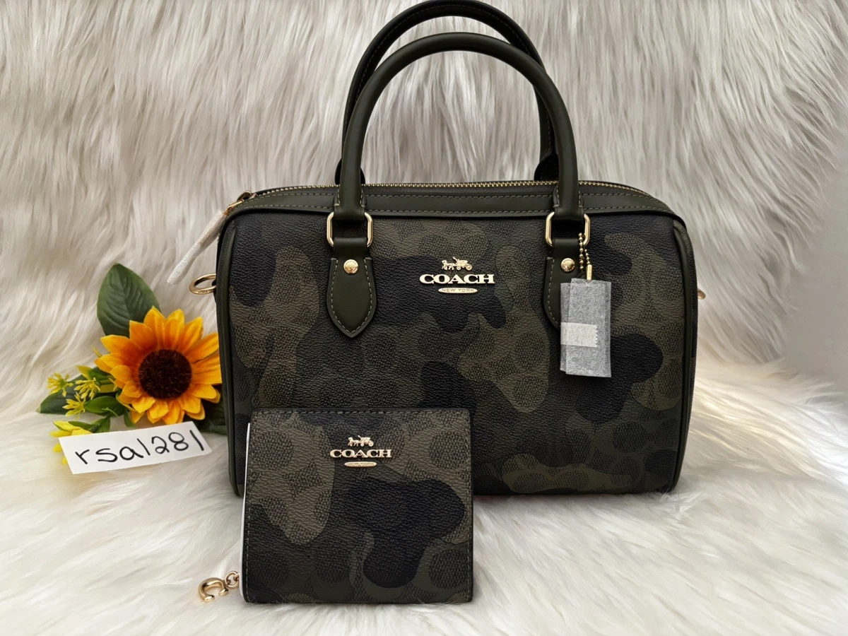 Coach Camouflage Satchel/Top Handle Bag Handbags & Bags for Women