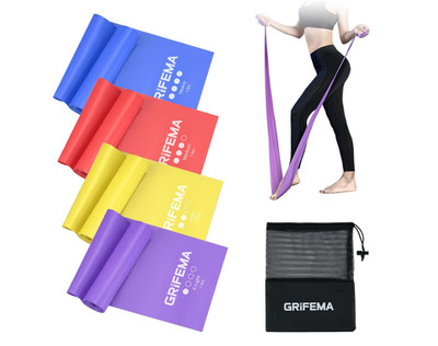 Fitbeast Theraband Set of 3, 2M Terra Band, Fitness Bands with 3 Exercise Bands