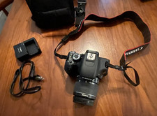 Canon EOS Rebel T3i 18.0MP Digital SLR Camera Kit - Black 5169B003 Barely used