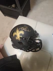 Drew Brees Autographed Mini Helmet