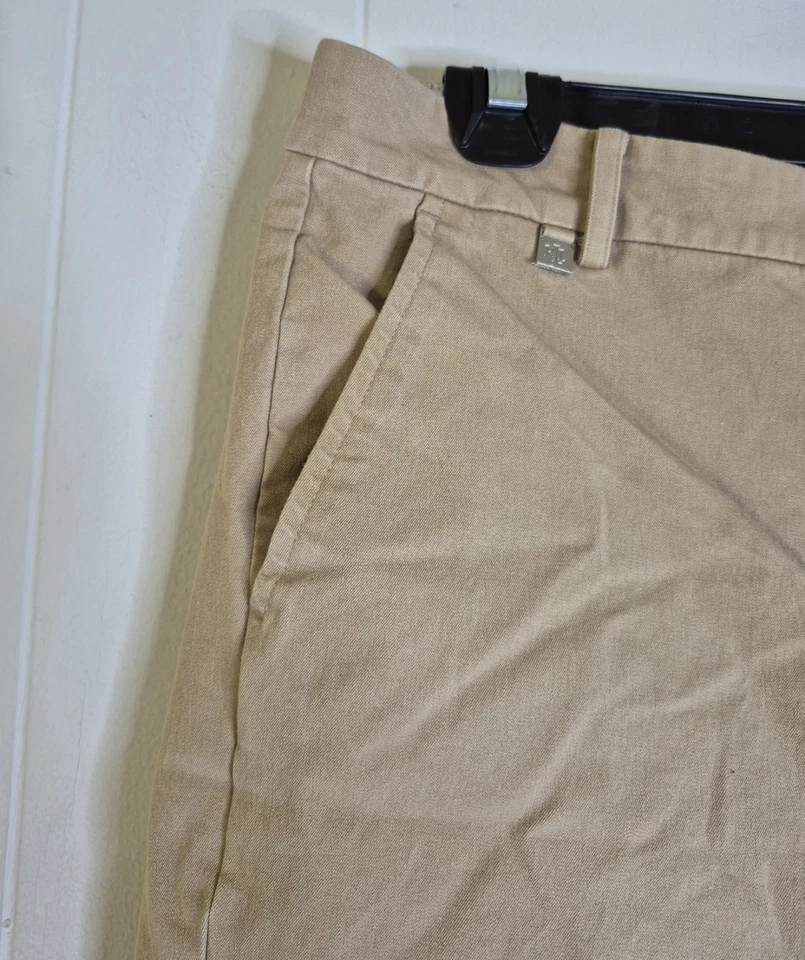 Pantalones Cortos Para Mujer Lauren Ralph Lauren Chino Caqui Beige Playa Paseo Marítimo Talla 8 Foto 2 de 4
