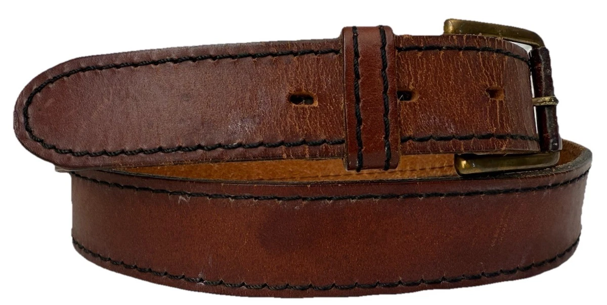 VINTAGE Tex Tan Leather Belt Size 32 Tex Tan Brown Belts for Men with Vintage for sale | eBay main image 2