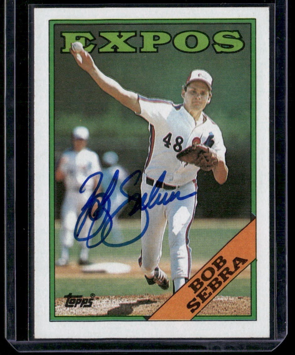 1988 Topps - Bob Sebra #93 Signed Autographed Card