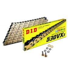 XJR1300 SP Drive Chain Gold 530 x 110 Link DID VX3 X-Ring Yamaha XJR1300 SP 2001