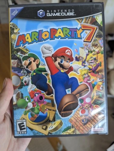 Mario Party 7 (Nintendo GameCube, 2005) Tested – Authentic Disc and Case