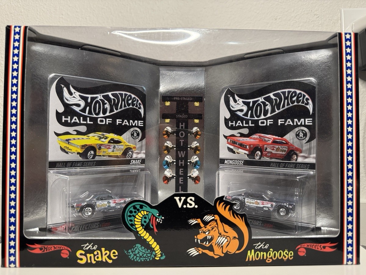 Hot Wheels RLC Hall Of Fame Series The Snake Vs. Mongoose 6130
