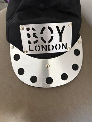 Boy London Metal Hat Vintage and Rare | eBay