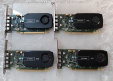 Lot of 4 Nvidia Quadro NVS 510 2GB GDDR3 PCIe 4x Mini DP Video Card