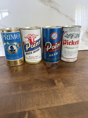 Vintage Steel Beer Cans: Lot Of Four: Primo, Point Rock, Point Special,Pickett s