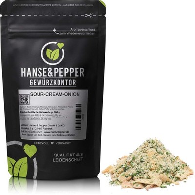 250g Sour-Cream-Onion natürlich vom Hanse&Pepper Gewürzkontor