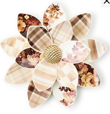 MACKENZIE CHILDS Wild RoseWall Decor, Hanging Flower Wall Art, Small
