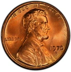 1970-D Lincoln Memorial Cent — photo from another recent sale