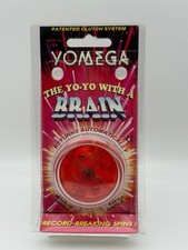 1995 Yomega The YO YO With A Brain Red Yo-Yo In Original Packaging