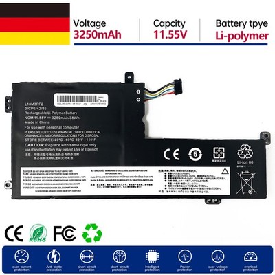 L18M3PF2 Akku für Lenovo IdeaPad L3-15IML05 Tanch L340-15IWL S540-15 L340-15