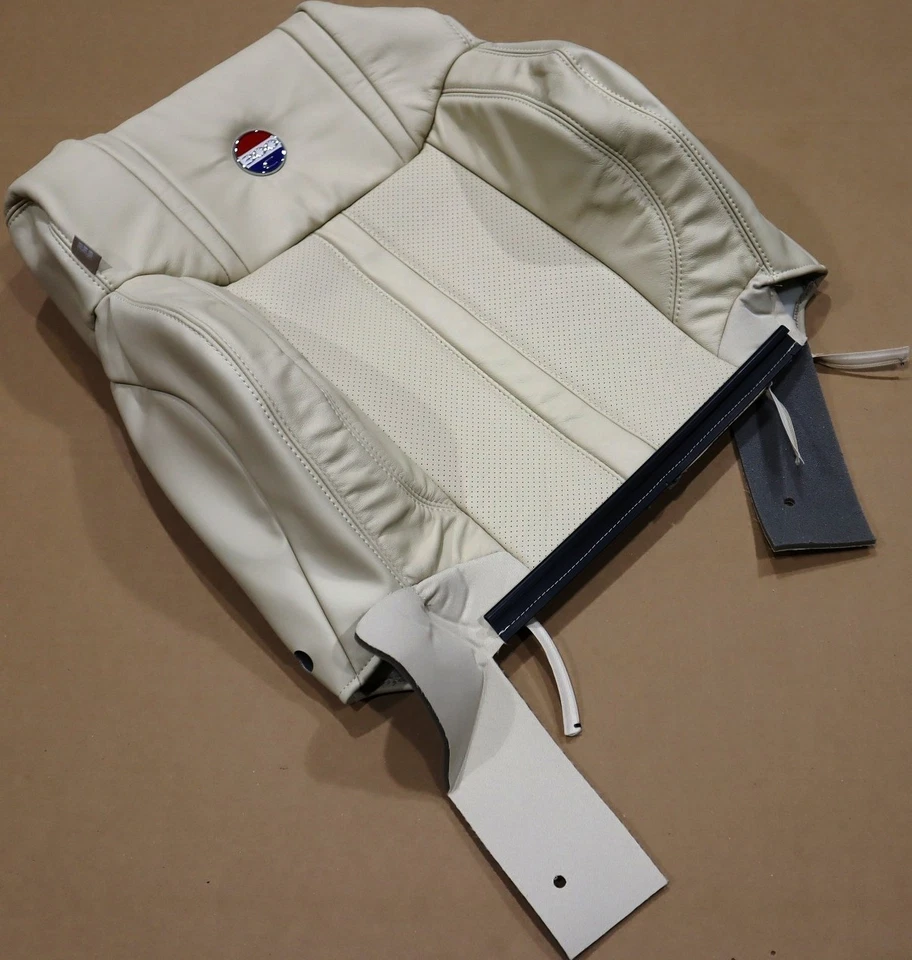 08 Chrysler 300C Asiento Delantero Cuero Cubierta Trasera 1KJ531T1AA Genuino MOPAR NOS OEM Foto 2 de 4