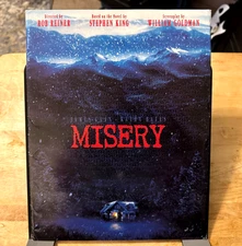 MISERY 1990 Horror Movie Press Kit - Color Folder & 3 B&W Promo Photos