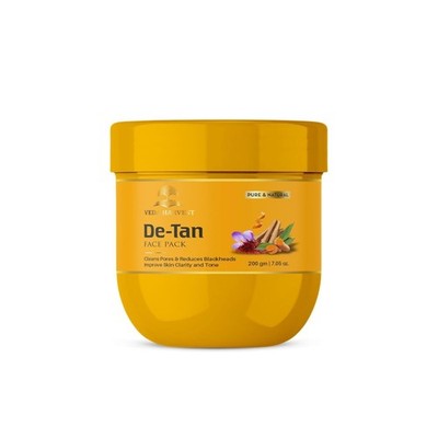 Veda Harvest De-Tan Face Mask | Face pack for glowing skin