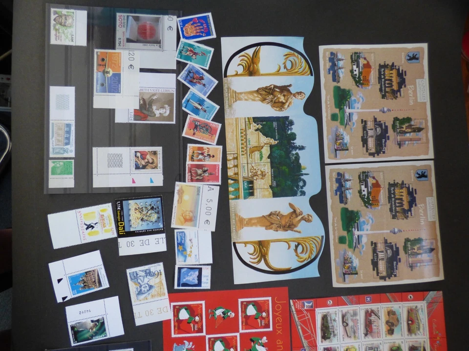 France Stamp Collection Lot Mint Never Hinged MNH FV Face Value 314.42 Euro - Image 2 of 4