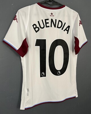 BUENDIA #10 WOMEN'S FC ASTON VILLA 2021/2022 SOCCER FOOTBALL SHIRT