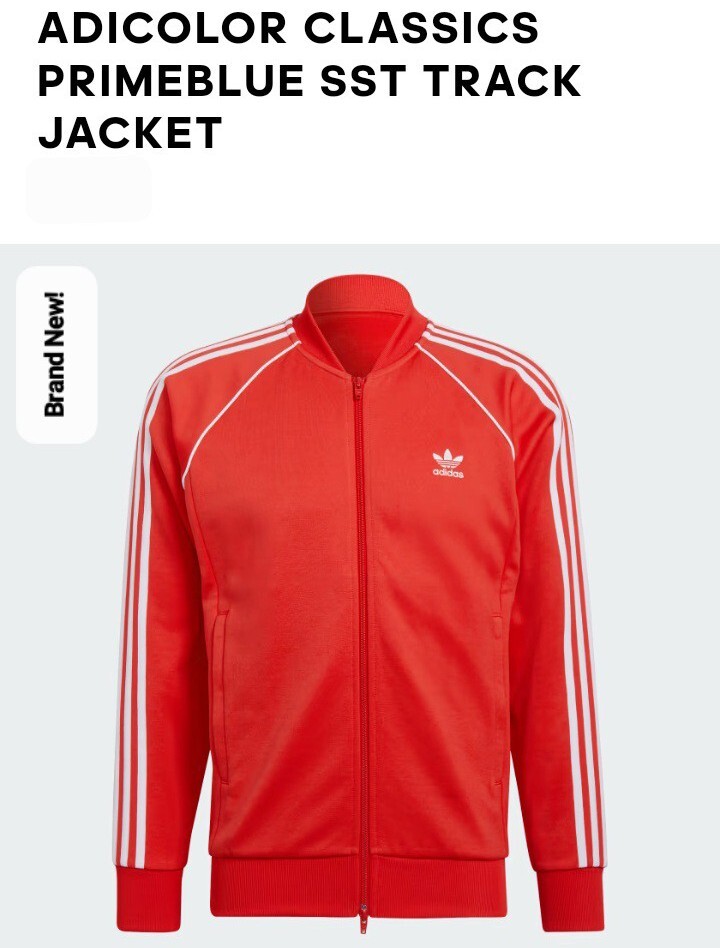 Size M- Adidas- Adicolor Classics Primeblue SST Track Jacket Size M- Adidas- Adicolor Classics Primeblue SST Track Jacket