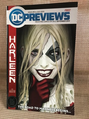 DC PREVIEWS #15 : 7/19 NM; Harley Quinn by Stjepan Šejić, Legion of Superheroes - Picture 6 of 7