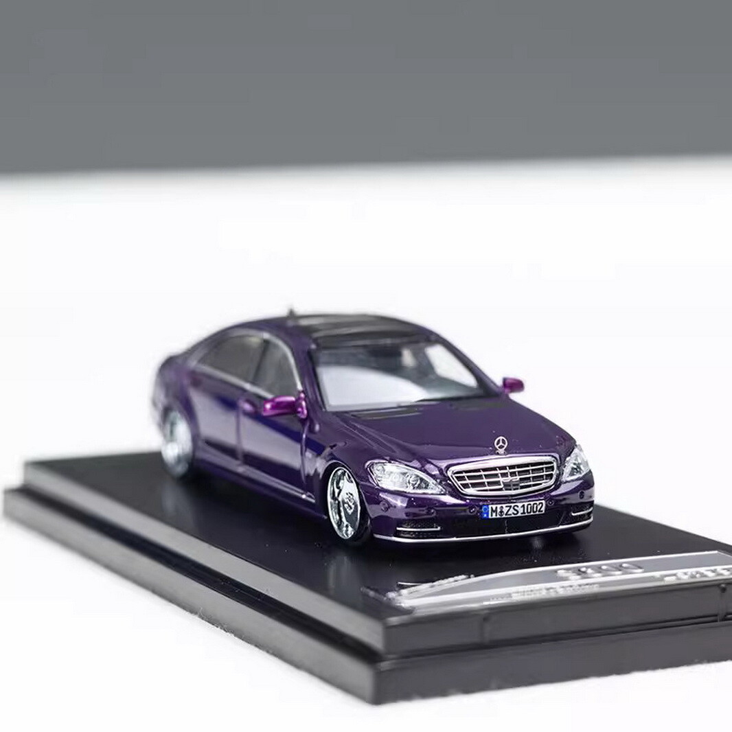 Street Weapon 1/64 Scale Mercedes-Benz S600L W221 Purple Diecast