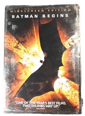 Batman Begins - Widescreen Edition PG-13 New DVD Sealed 