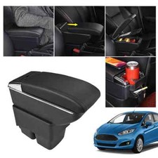 For Ford Fiesta 2009-2017 Dual Layer Armrest Car Central Storage Box Comfort UK
