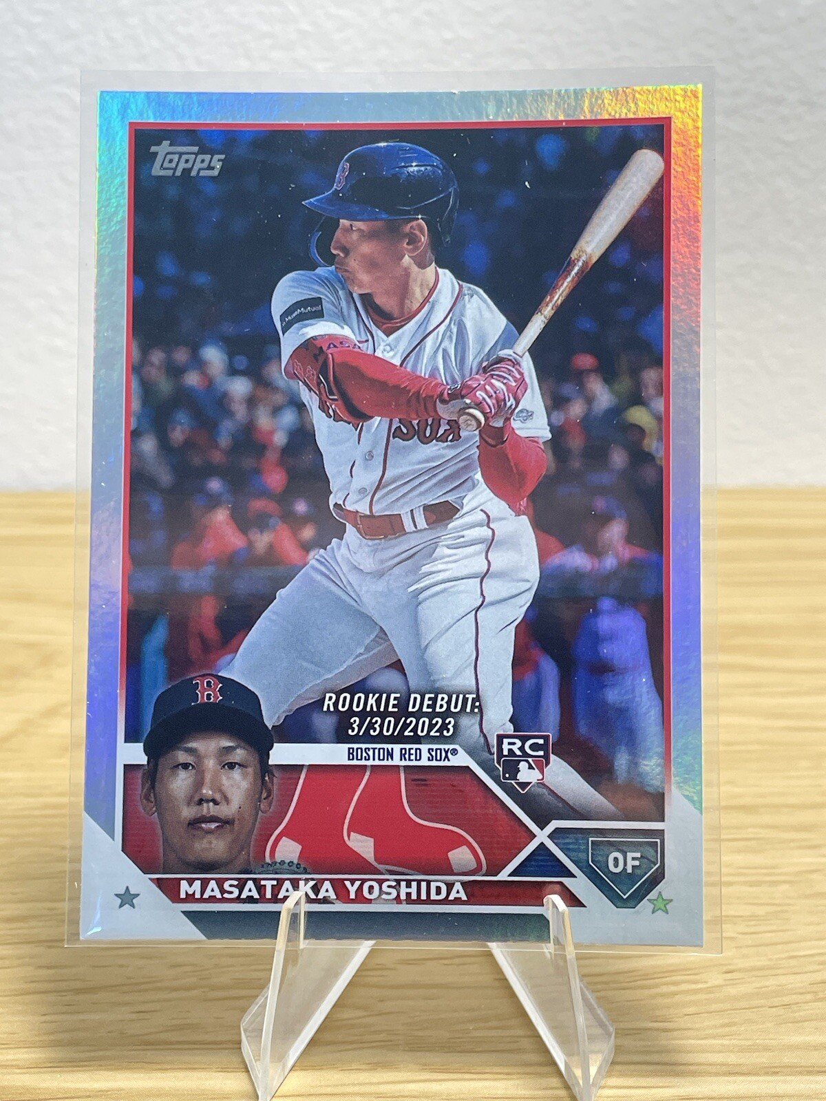 2023 Topps Updates Series - Masataka Yoshida #US5 RC Rookie Debut Rainbow Foil