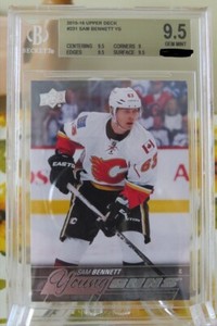 2015-16 Upper Deck Series 1 Young Guns #231 Gem Mint BGS 9.5 - Sam Bennett