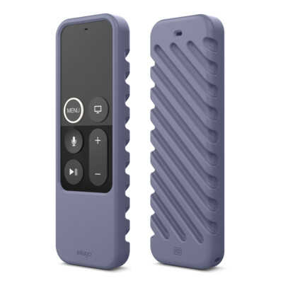 Apple TV Remote Case - elago  R3 Protective Case for 4K / 4th Gen[Lavender Grey]