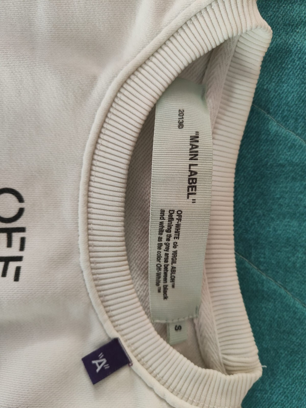 OFF WHITE X NIKE off white felpa Taglia S