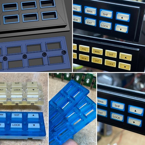 Blue Keys frame for all Ranger RCI 2950 - 2970 - CD - DX - N2 - N3 - N4 - BASE - Afbeelding 6 van 6