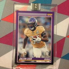 #19 Dalvin Cook Vikings RB - Black 1/1 made 2020 / 2019 PRO BOWL Panini Instant