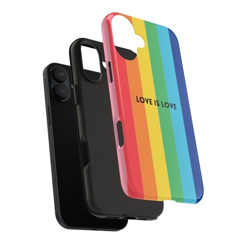 LOVE IS LOVE Colorful Love, Pride Tough Phone Case - Picture 17 of 97