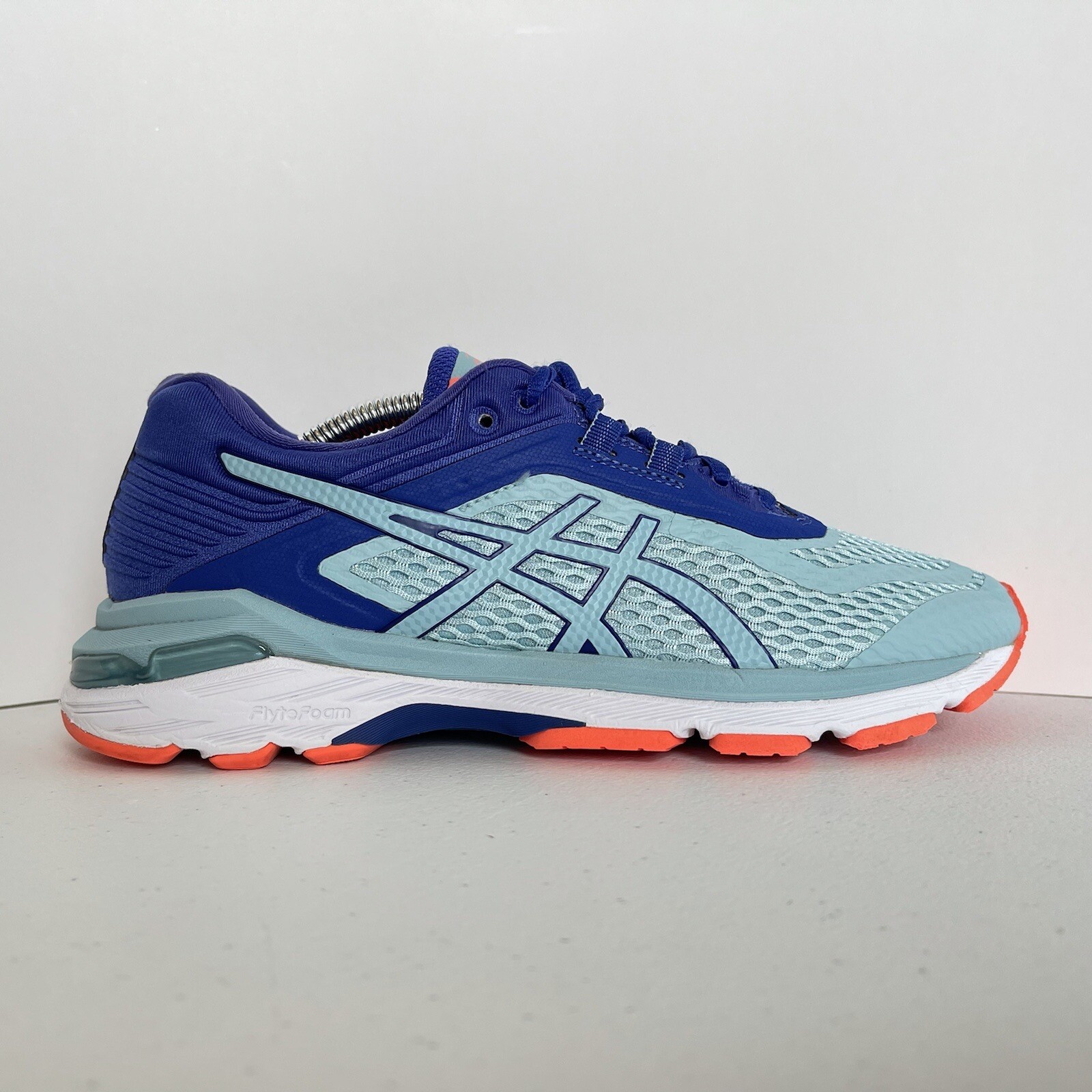 ASICS GT 2000 Womens Size 6 Blue Orange Mesh Running Shoes T855N (V) | eBay