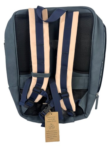 Saint Maniero 1982 Rucksack Luogo 20L Reiserucksack Laptop Tasche Pink Blau NEU - Bild 3 von 5