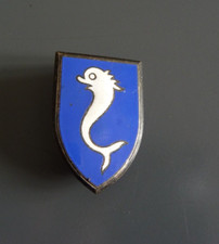 ORIGINAL MILITAIRE INSIGNE 12° REGIMENT DE CUIRASSIERS OLIVET  / DRAGO TBE