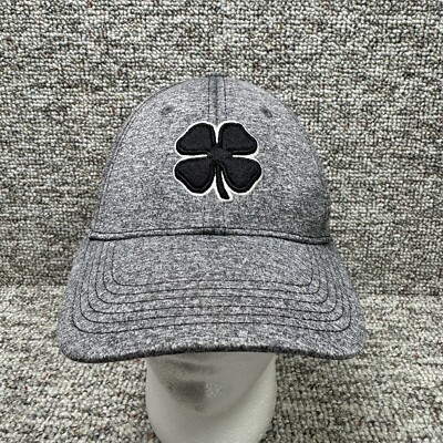 LUCKY BRAND BLACK CLOVER Gray Baseball Hat Cap Memory