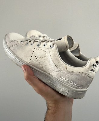 Adidas Raf Simons Stan Smith Sneakers Men SzUS5 / Wom US6 White Grained Leather