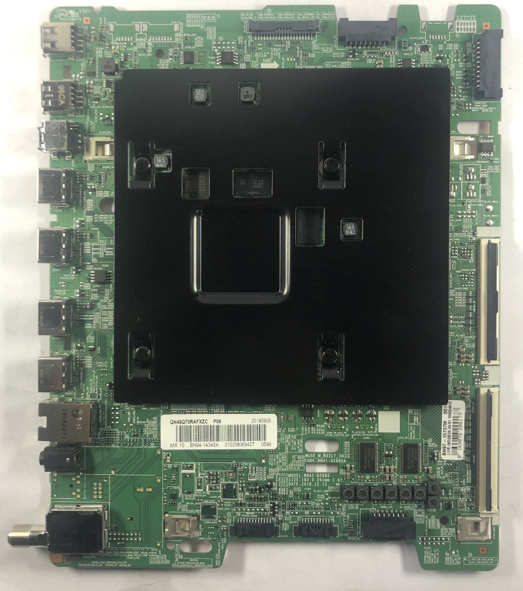 Samsung QN49Q70RAFXZA 4K QLED TV BN41-02695 Main Board- BN94 Samsung QN49Q70RAFXZA 4K QLED TV BN41-02695 Main Board- BN94
