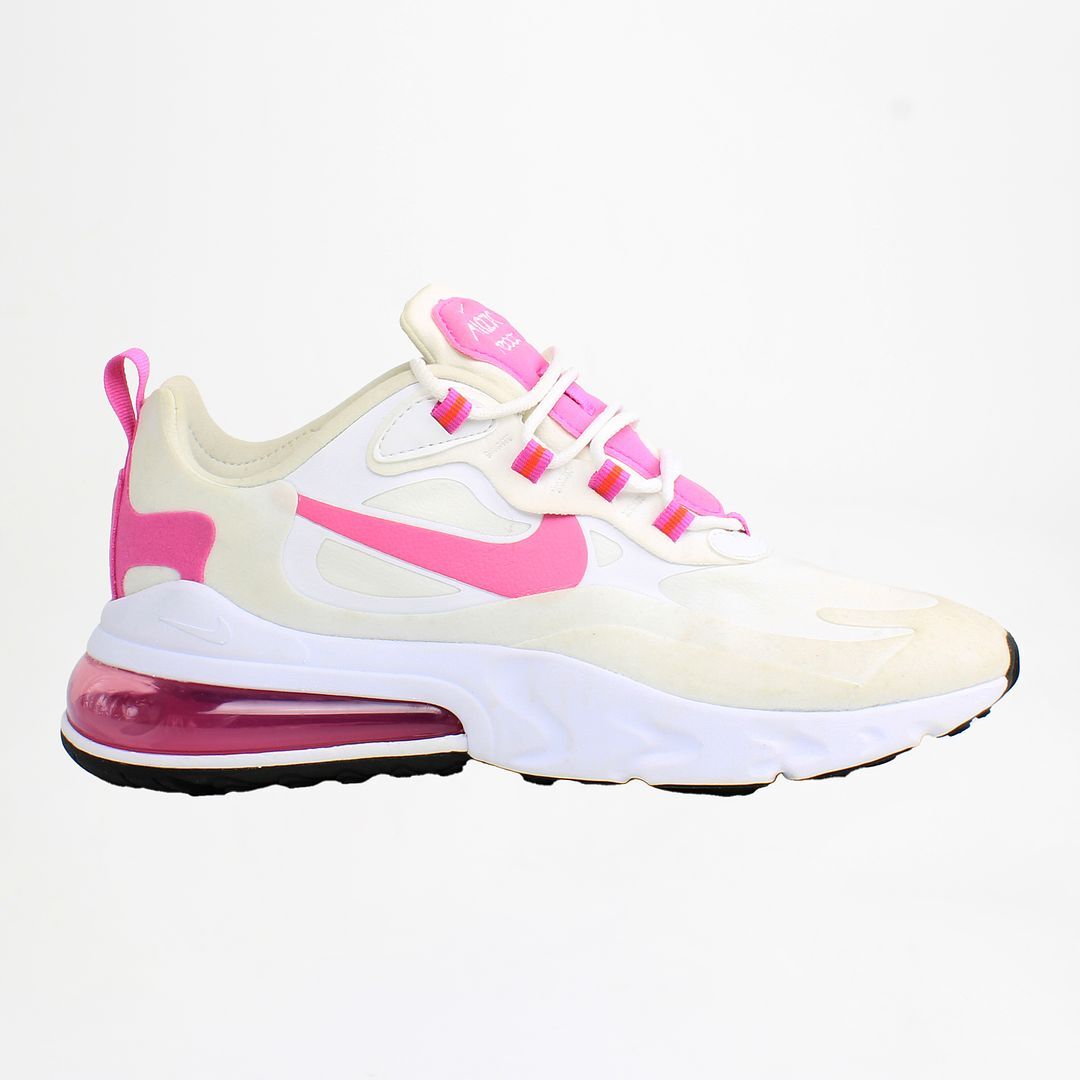 nike air max 270 react pink and white