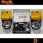 HELLA RALLYE FF4000 COMPACT BLACK DRIVING SPOT LIGHTS W/ 70W HID CONVERSION KIT