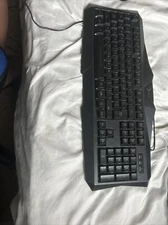 RECCAZR LED Backlit Gaming Keyboard - Black