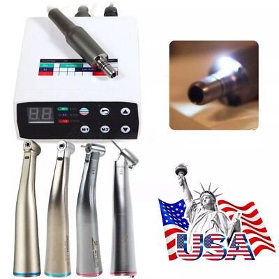 SANDENT Dental Electric Brushless Micro Motor 1:1/1:5 Increasing Handpiece to