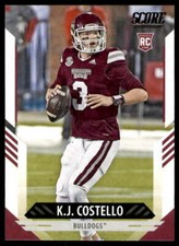 2021 Score #391 K.J. Costello Mississippi State Bulldogs Rookie
