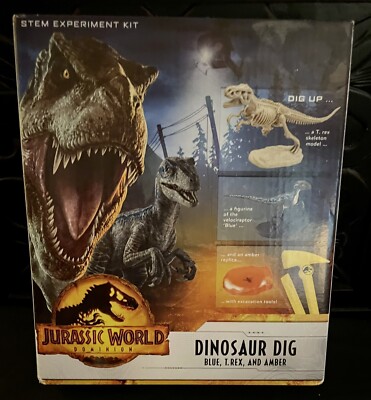 Jurassic World Dinosaur Dig T Rex STEM Experiment Kit # 556001 NIB FREE SHIPPING