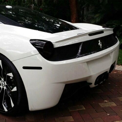 Rear Lip Spoiler Linea Tesoro Style For Ferrari 458 Italia 2013-2014