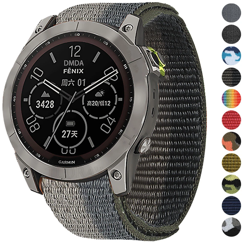 UK Symbols Engraved Band for Garmin Fenix 7X Pro 6X 5X Plus