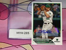 BLAKE BURKHALTER 2023 TOPPS PRO DEBUT #PD187 AUTO